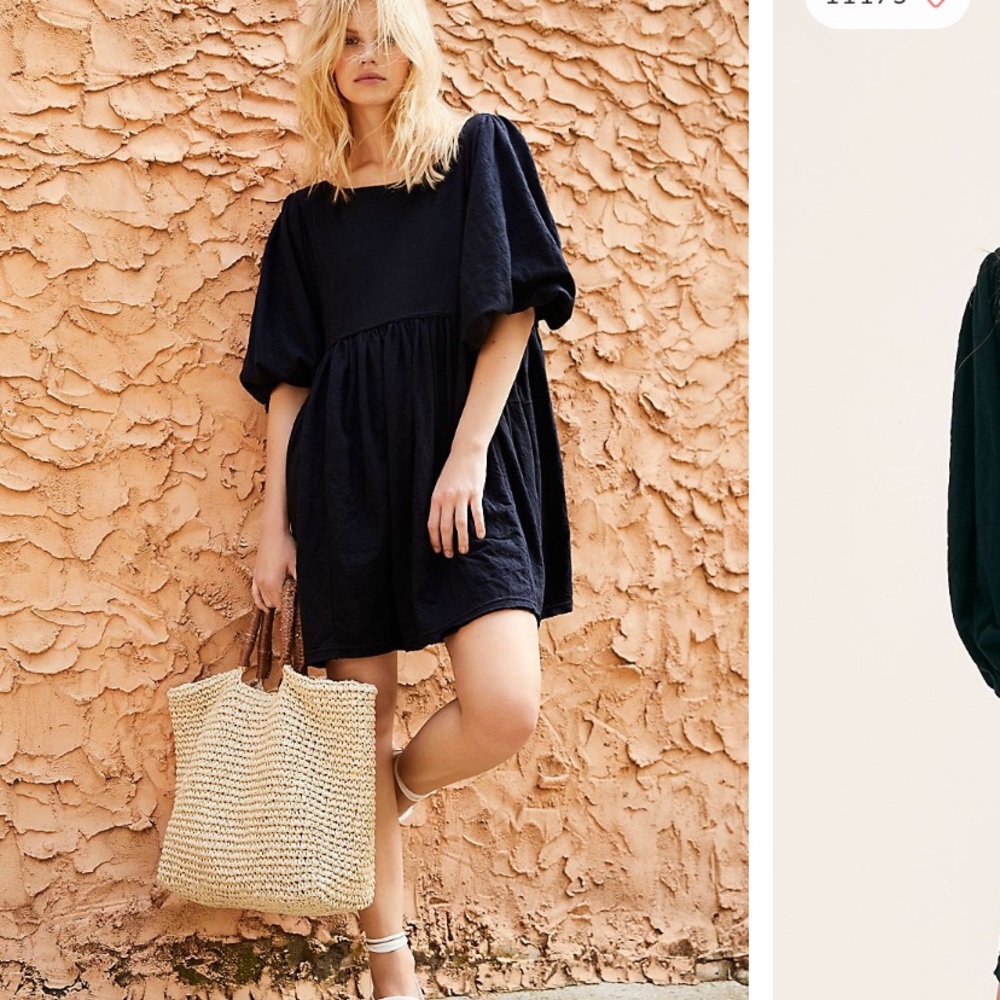 Free People get obsessed baby doll dress